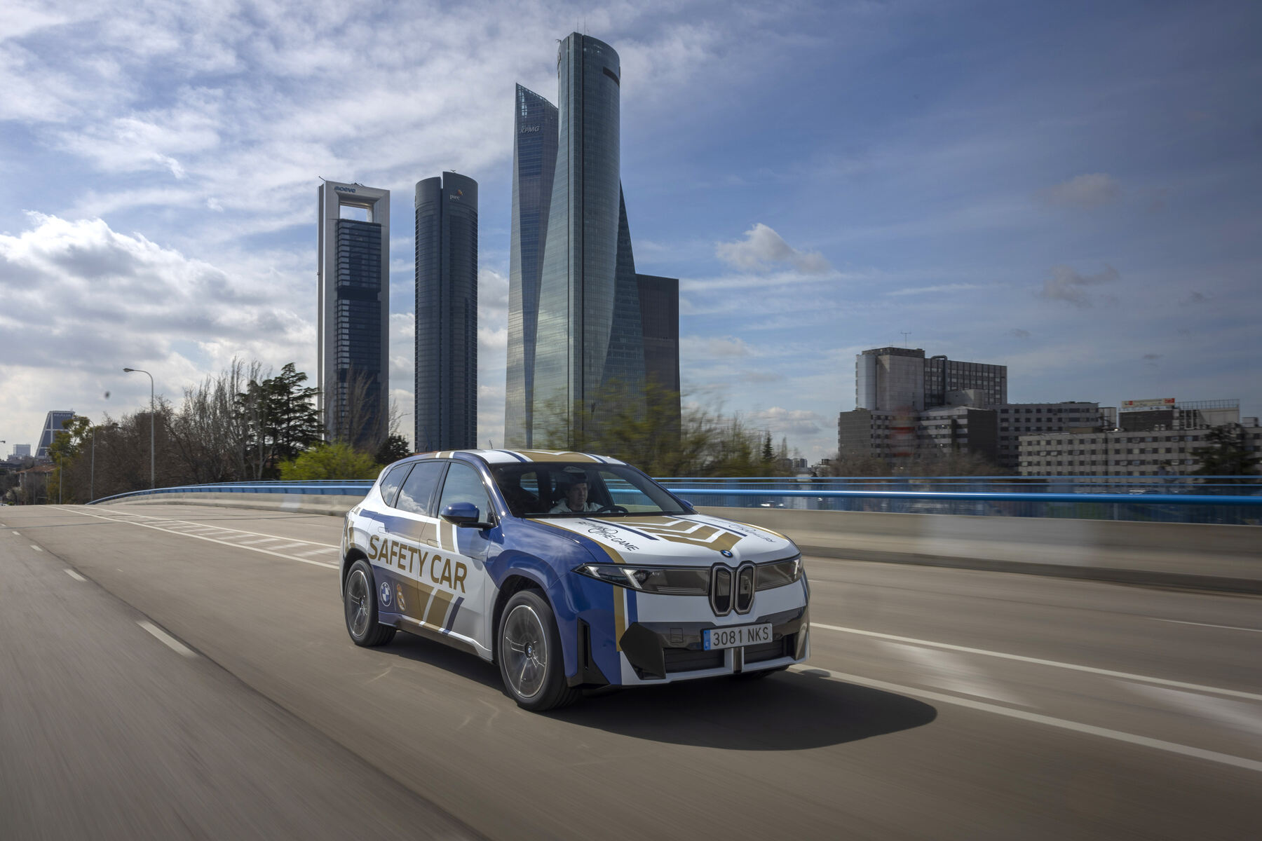BMW Safety Car Real Madrid iX3