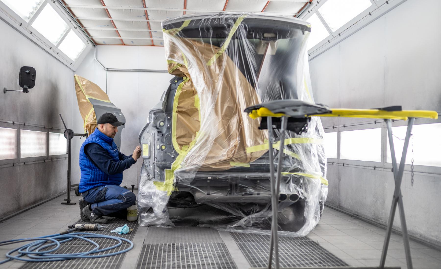 cabina de pintura para autos