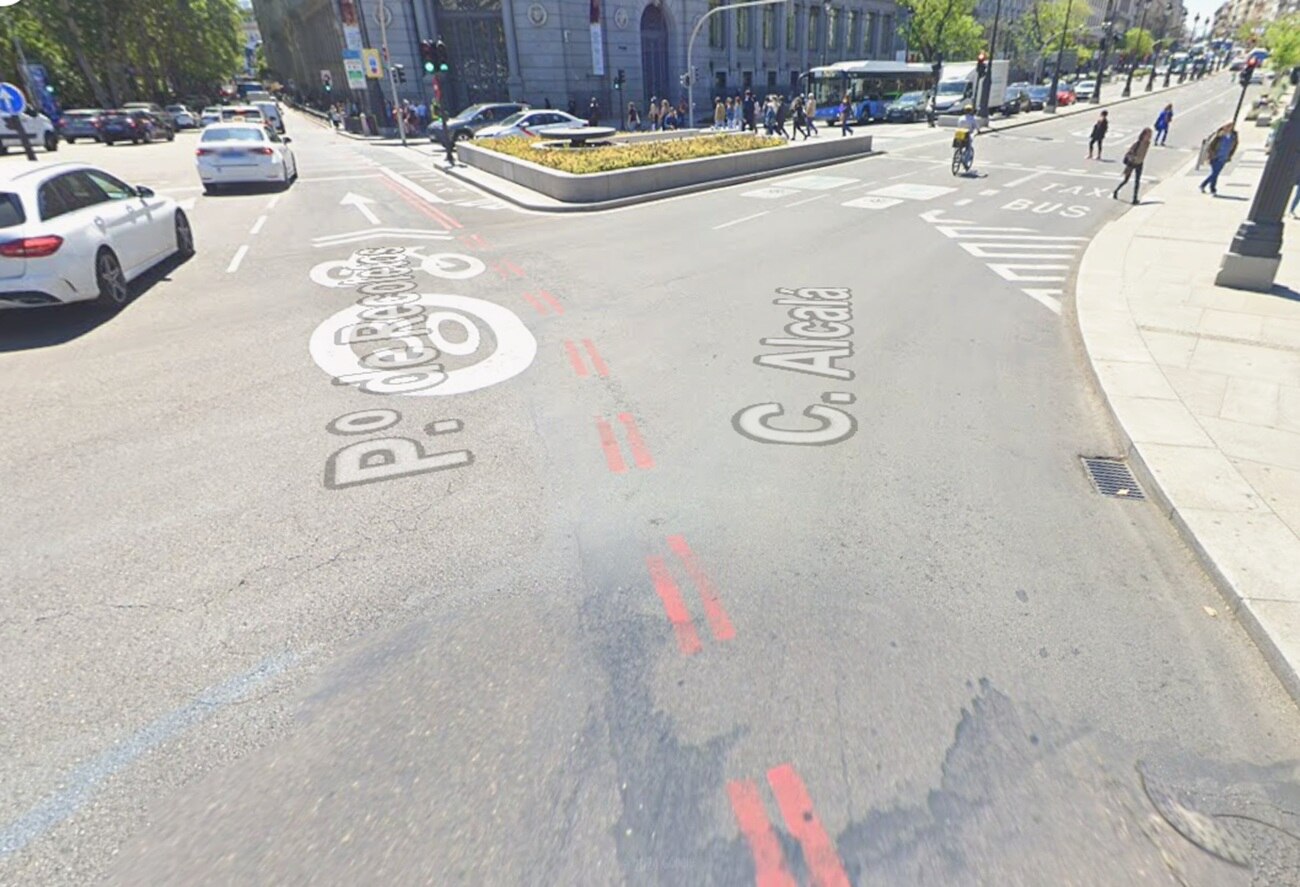 Cibeles madrid línea roja