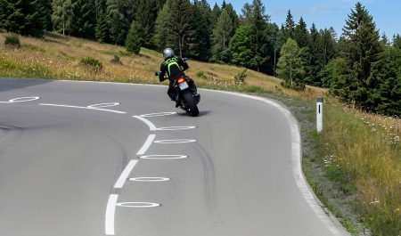 Círculos carretera Austria motoristas