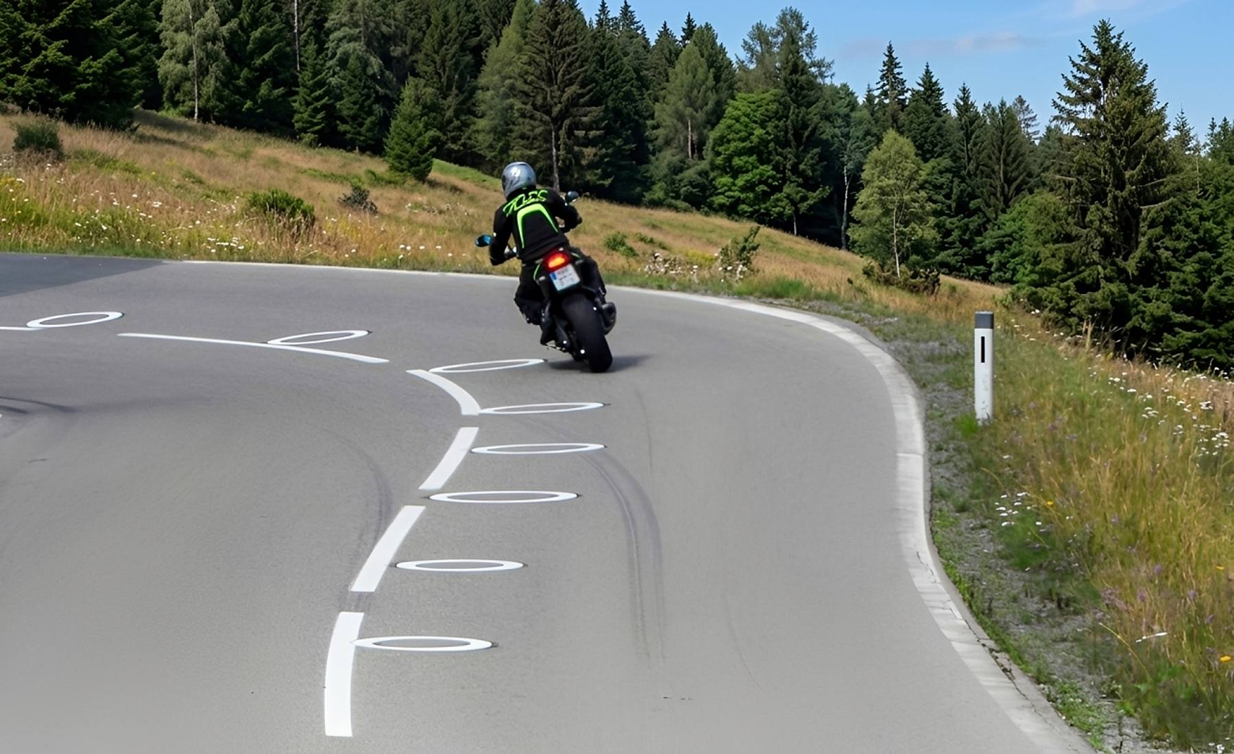 Círculos carretera Austria motoristas