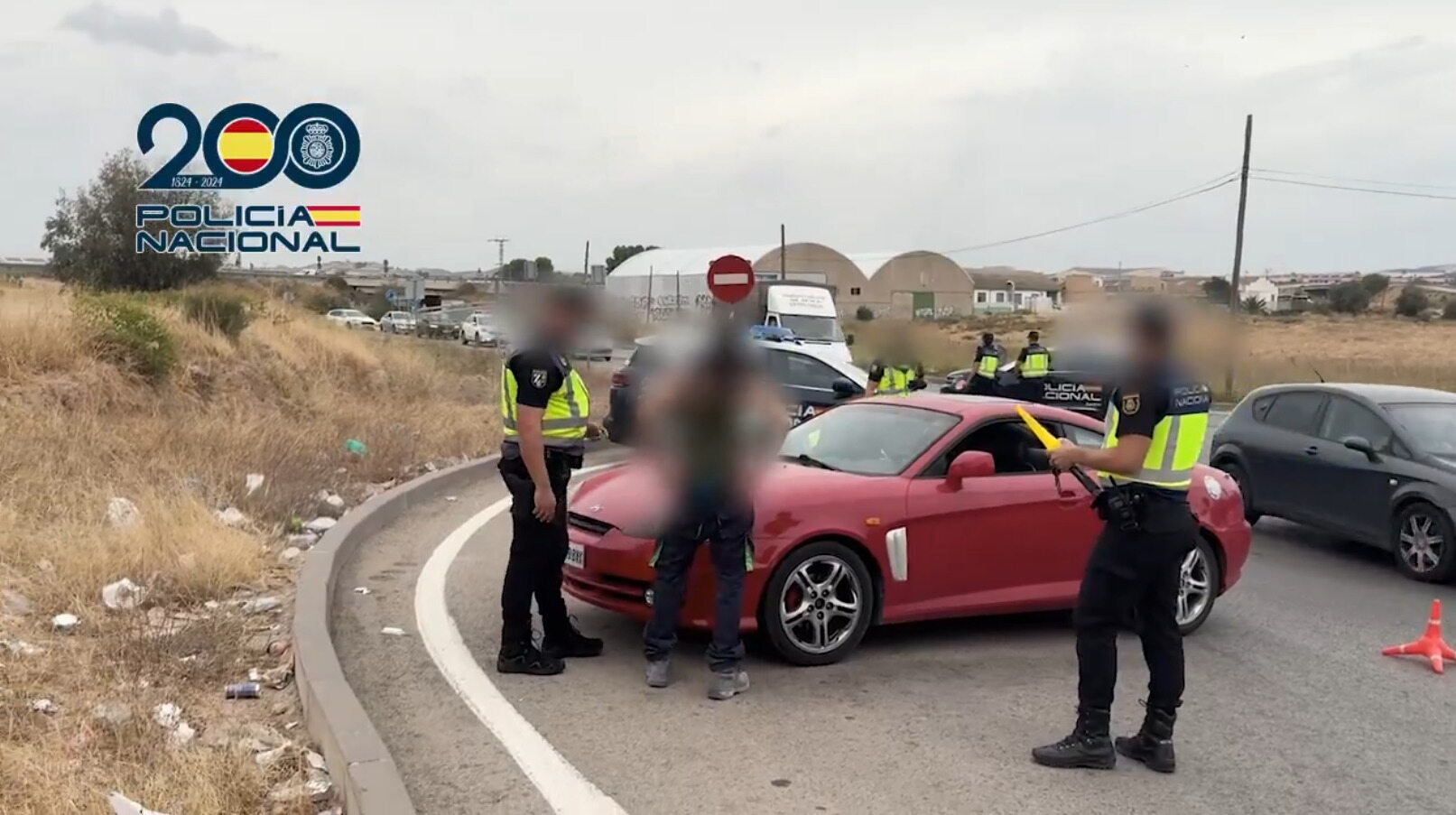 Detenido Murcia control policial