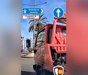 Grúa Mapfre rotonda