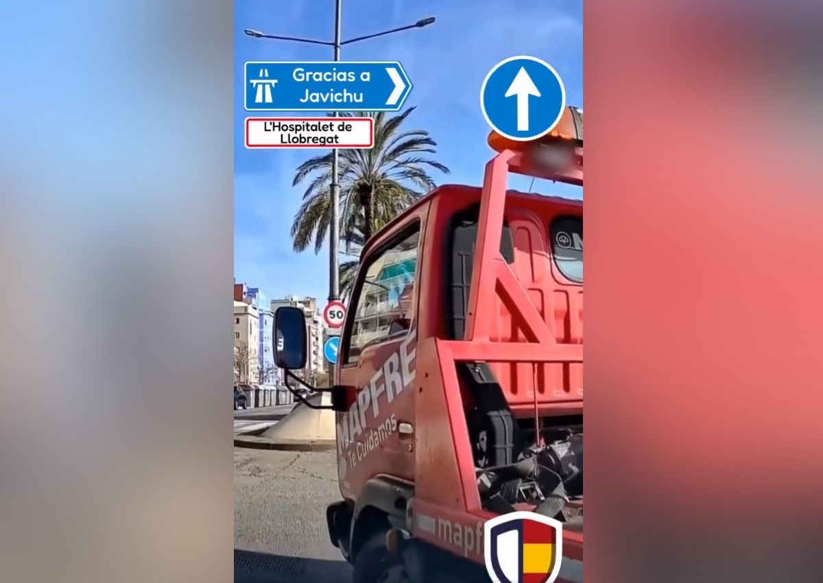 Grúa Mapfre rotonda