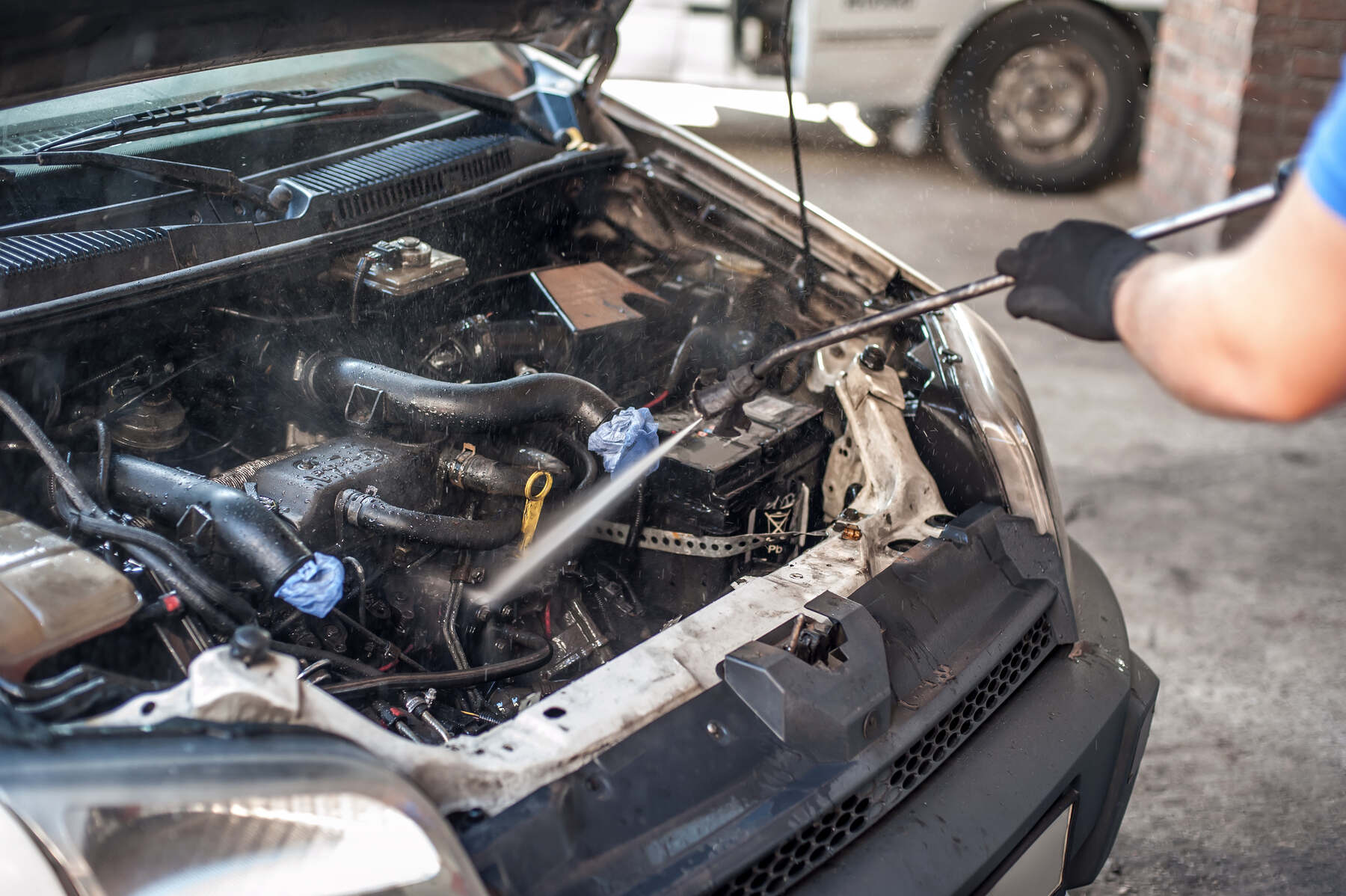 Motor de lavado a presión