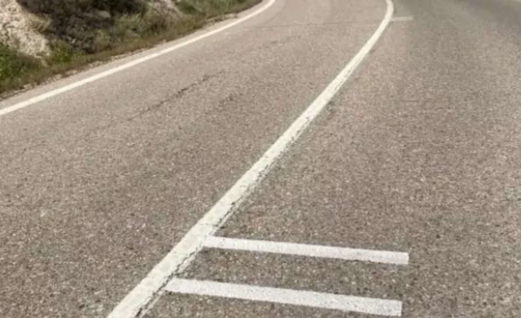 líneas de carretera de motocicletas