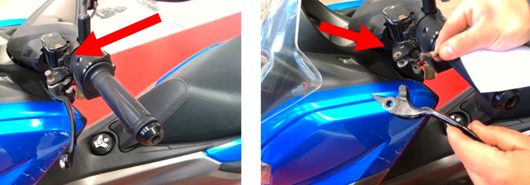 Palanca de freno floja