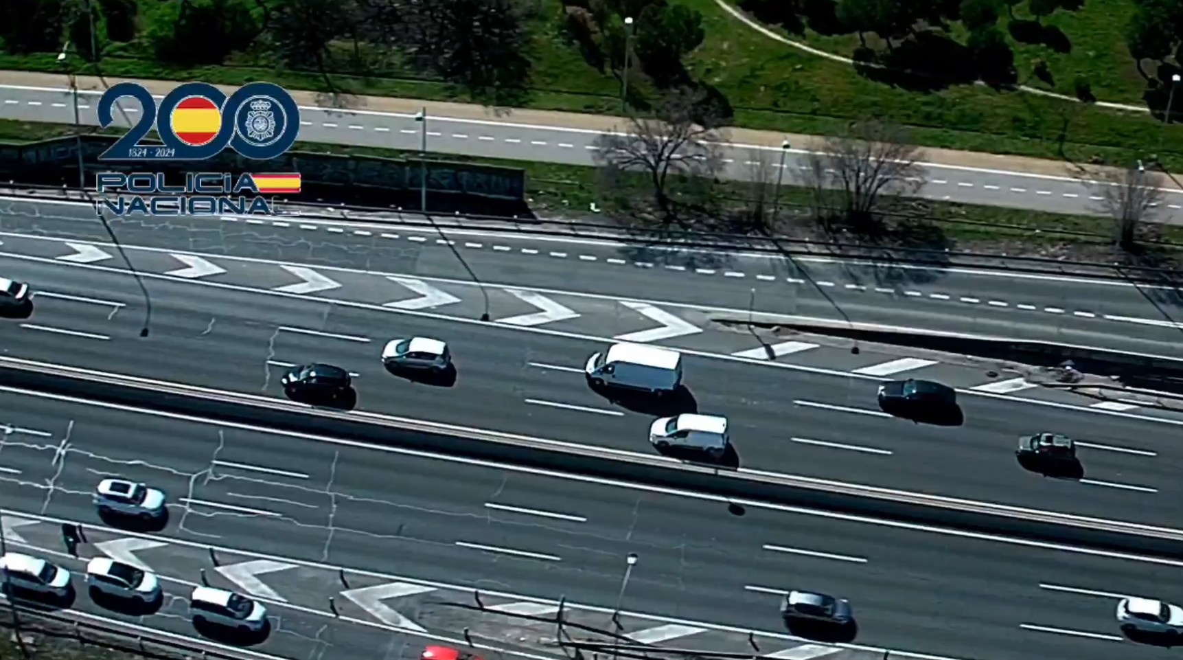 Persecución policial Madrid