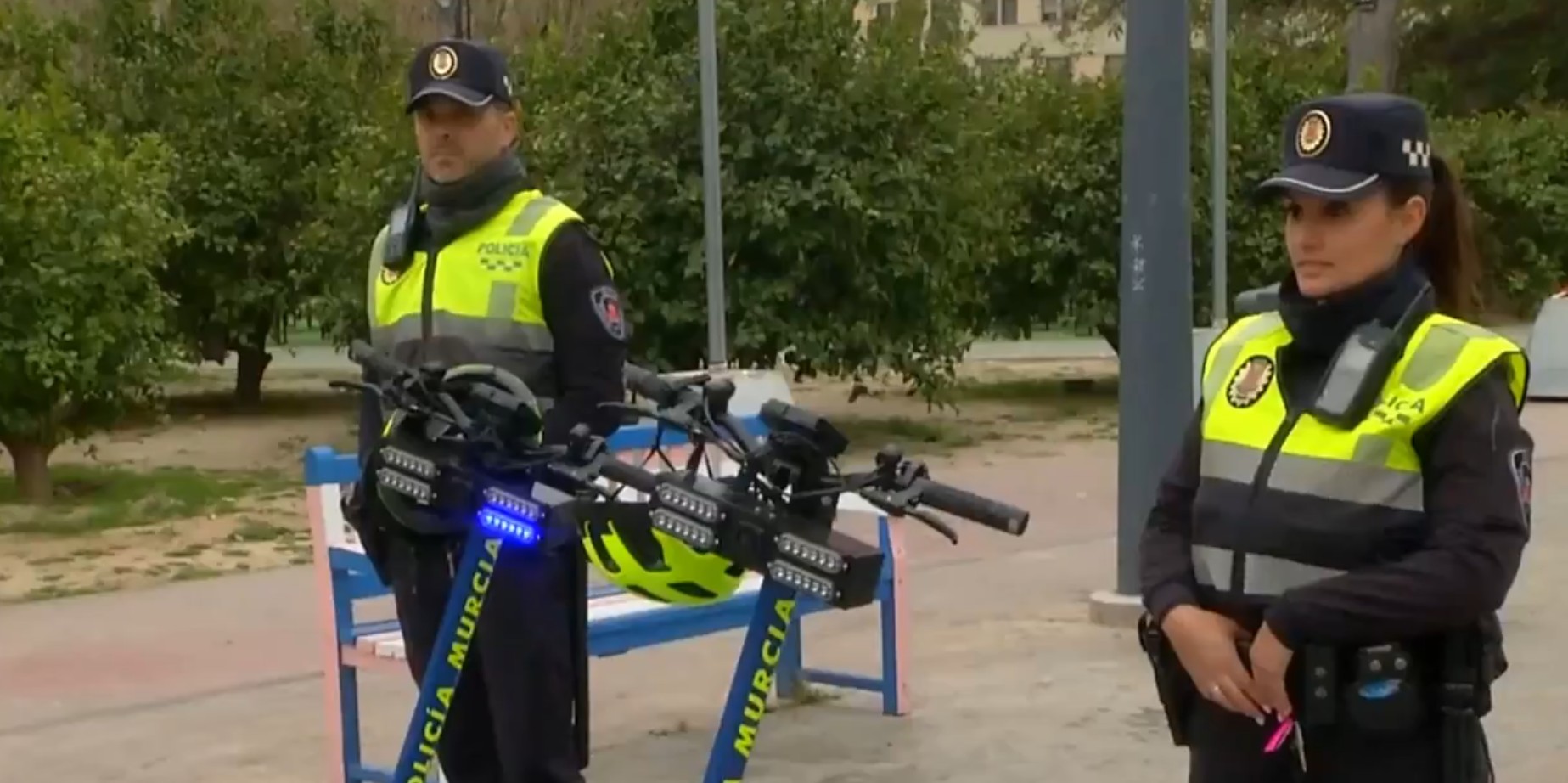 Policía Local de Murcia patinetes