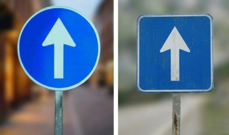 Señales flechas (obligación e informativa)