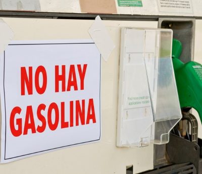 Surtidor 'No hay gasolina'