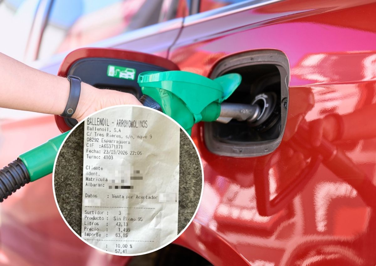 Ticket gasolina