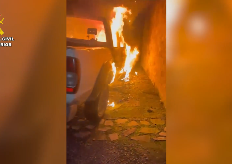 Vehículos incendiados Cádiz