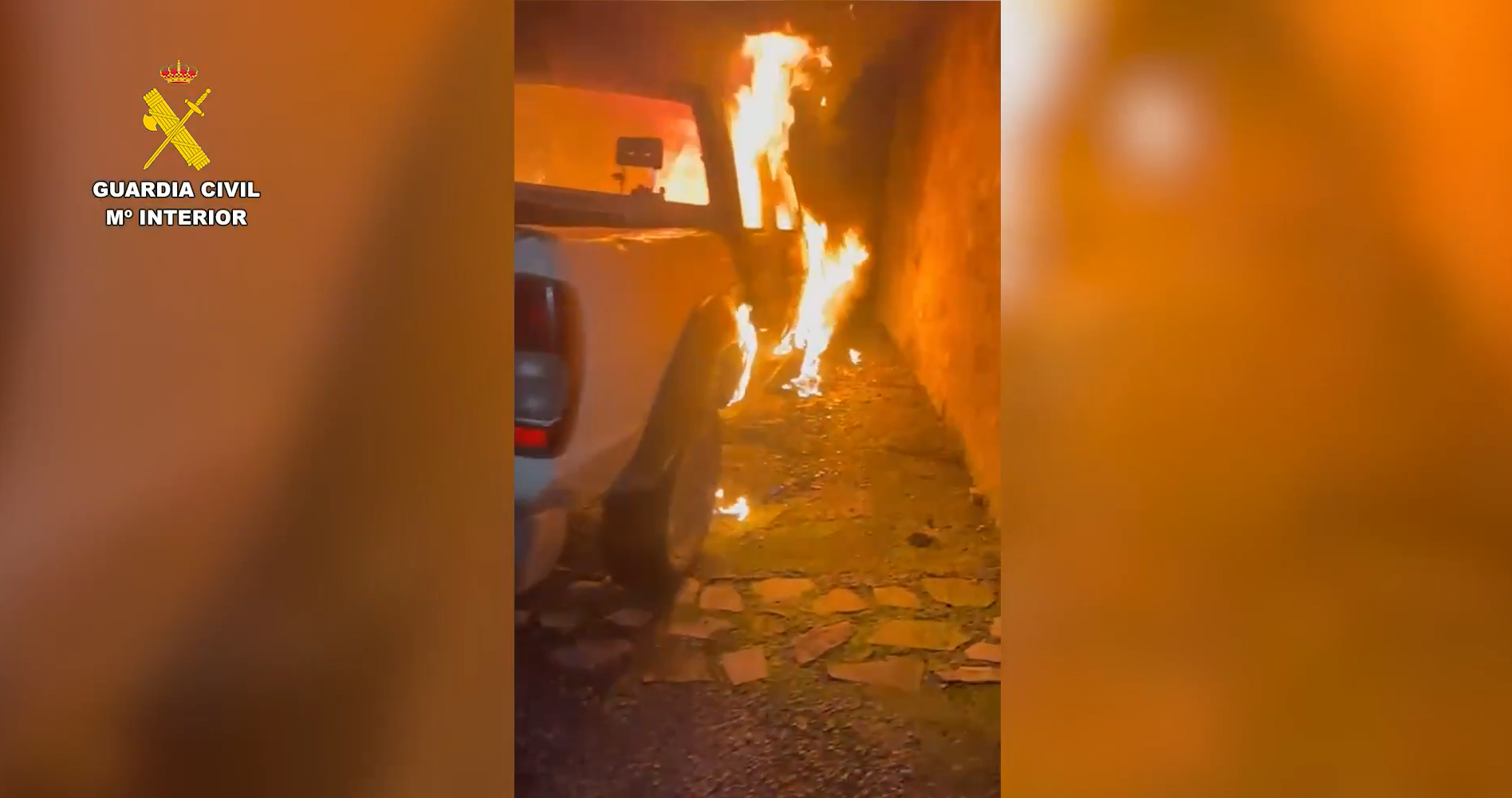 Vehículos incendiados Cádiz