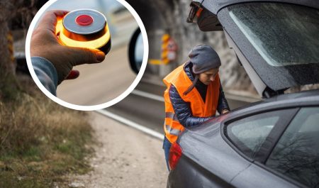 baliza de emergencia v-16 túnel