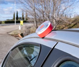 luz v-16 carretera multa