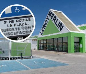 plaza aparcamiento discapacidad leroy merlin