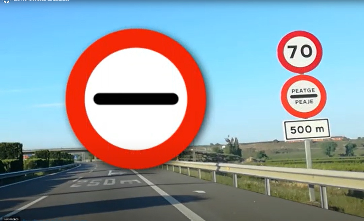 señal tráfico prohibición