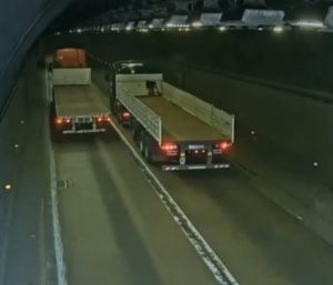 Adelantamiento camiones Chile