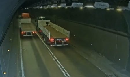 Adelantamiento camiones Chile