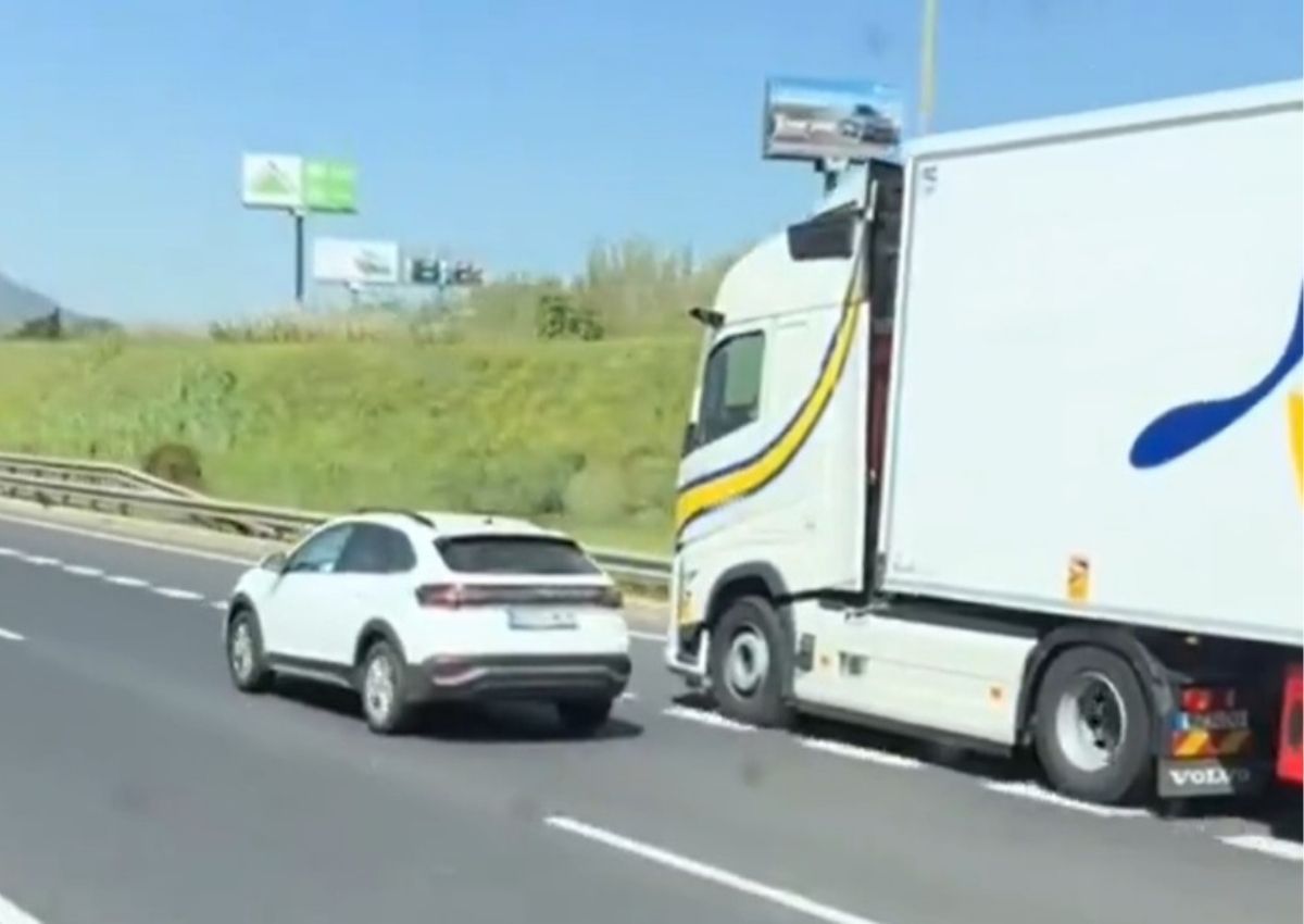 Camión carril de aceleración