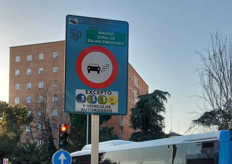 Cartel ZBE Madrid