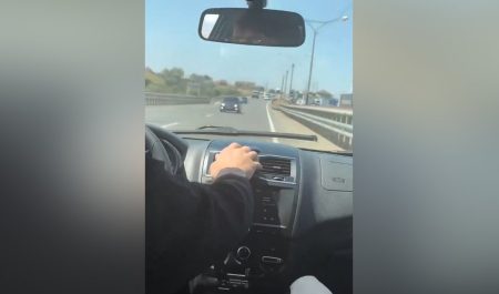 Conducción temeraria carril contrario