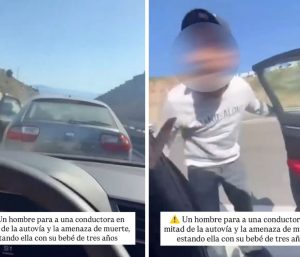 Hombre frena en seco Benalmádena