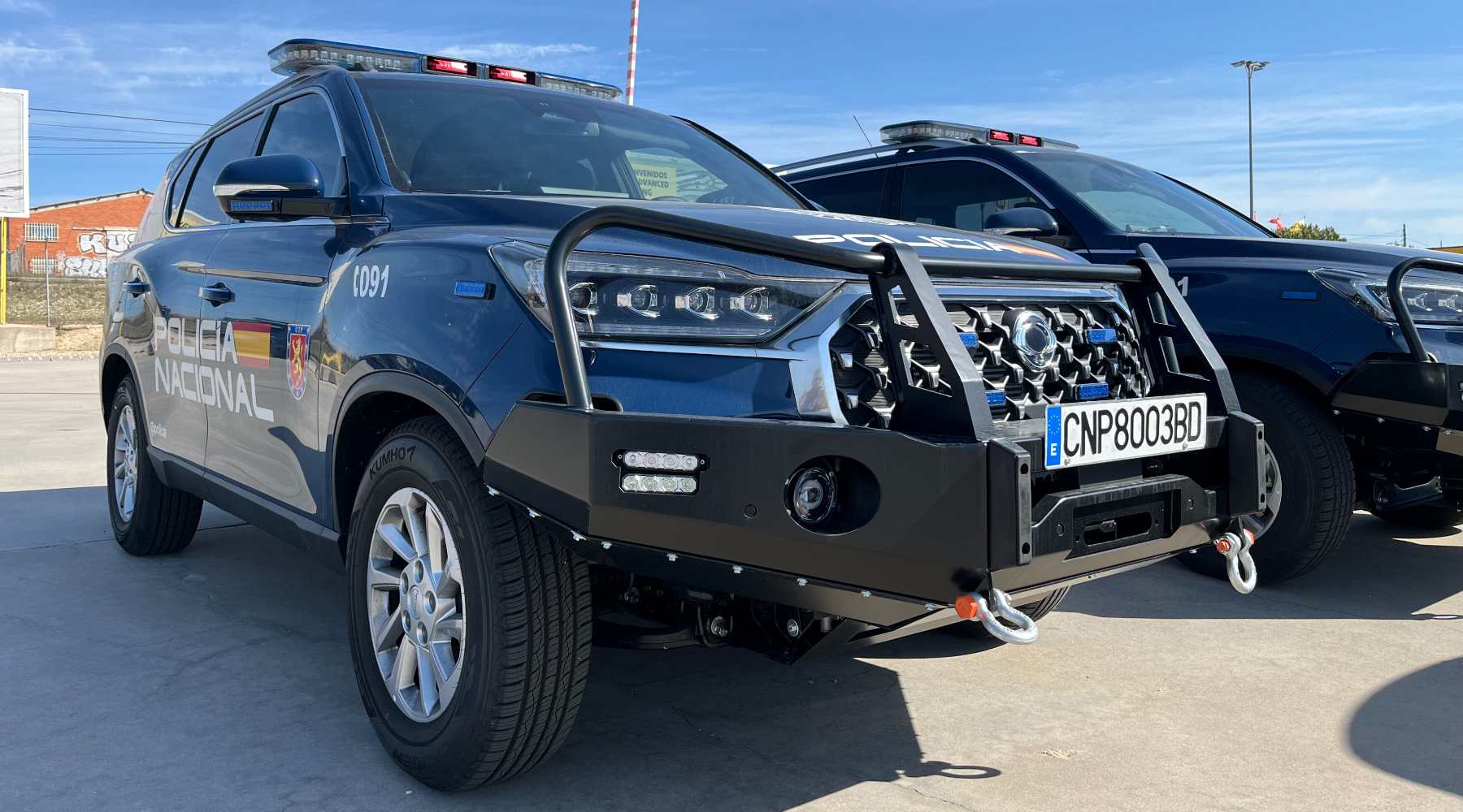KGM Rexton policía