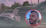 No se dio cuenta de que tenía un Lamborghini delante y pasó por encima de él como si nada: el dueño del superdeportivo subió todo a sus redes