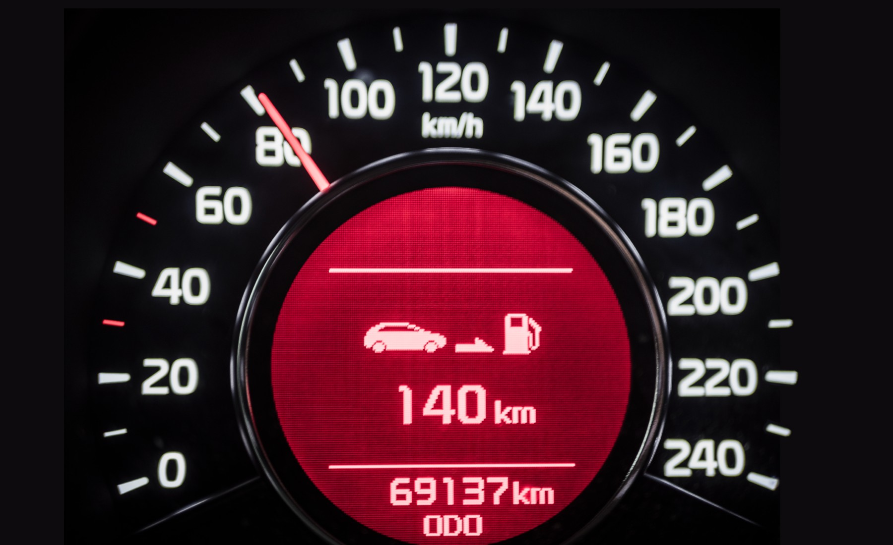 Velocímetro coche