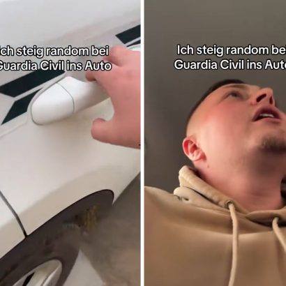 Furia en redes con este turista alemán: hace esto con un coche de la Guardia Civil y los agentes no pueden creerlo
