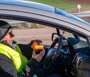 baliza v16 interior coche