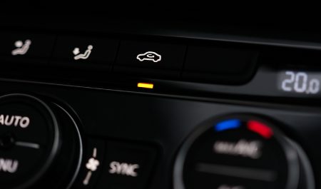 botón recirculación de aire