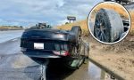 La foto que suma cientos de comentarios en X: el grave accidente de un coche provocado por este ‘detalle’ en los neumáticos