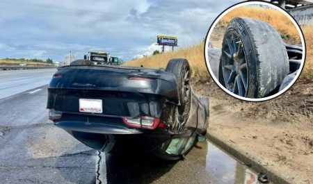 coche accidente neumáticos desga