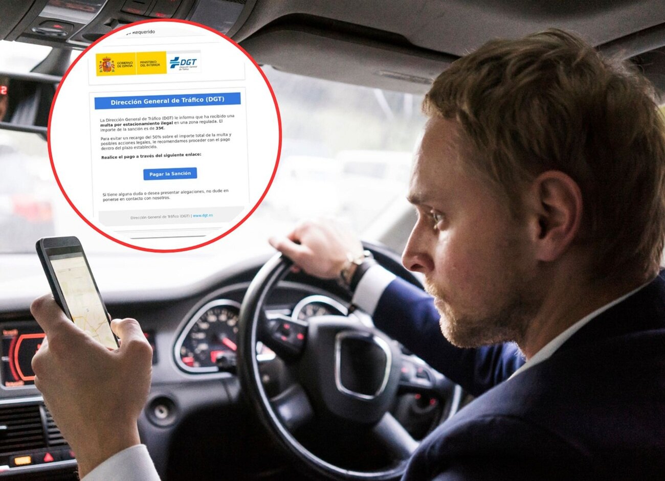 estafa dgt conductores semana santa