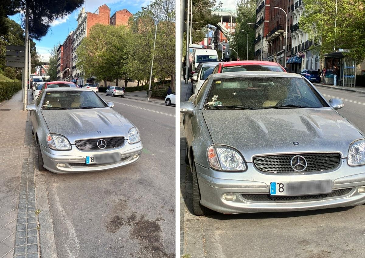 matrícula averiada coche multa