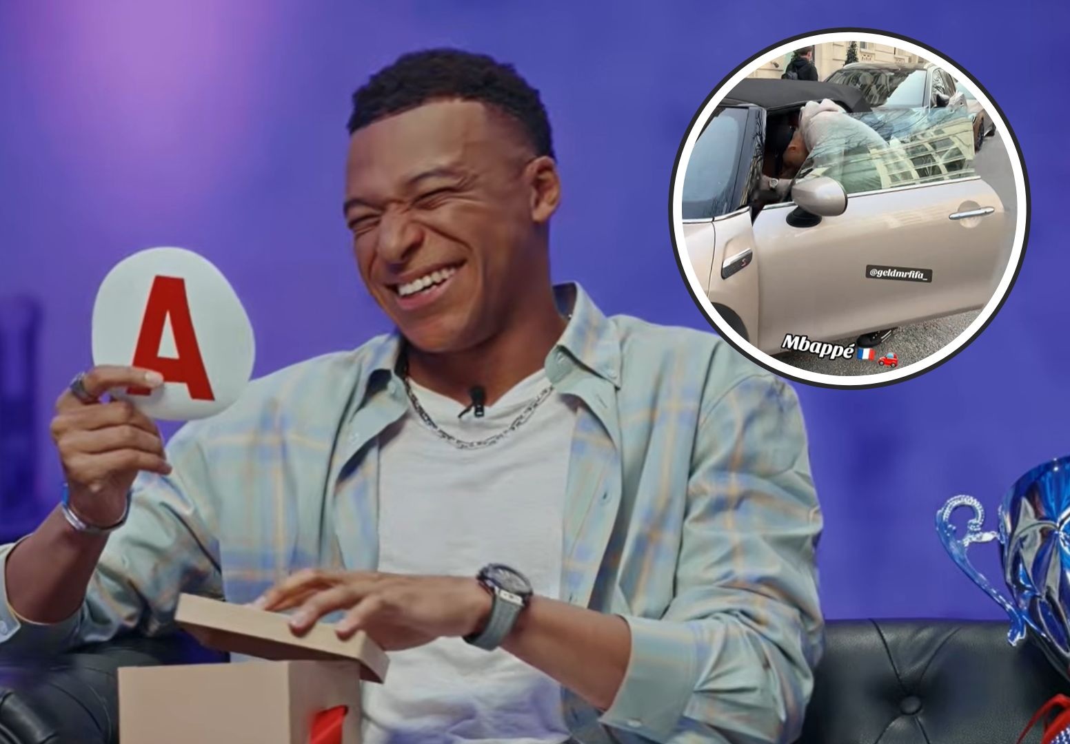 mbappe carnet de conducir