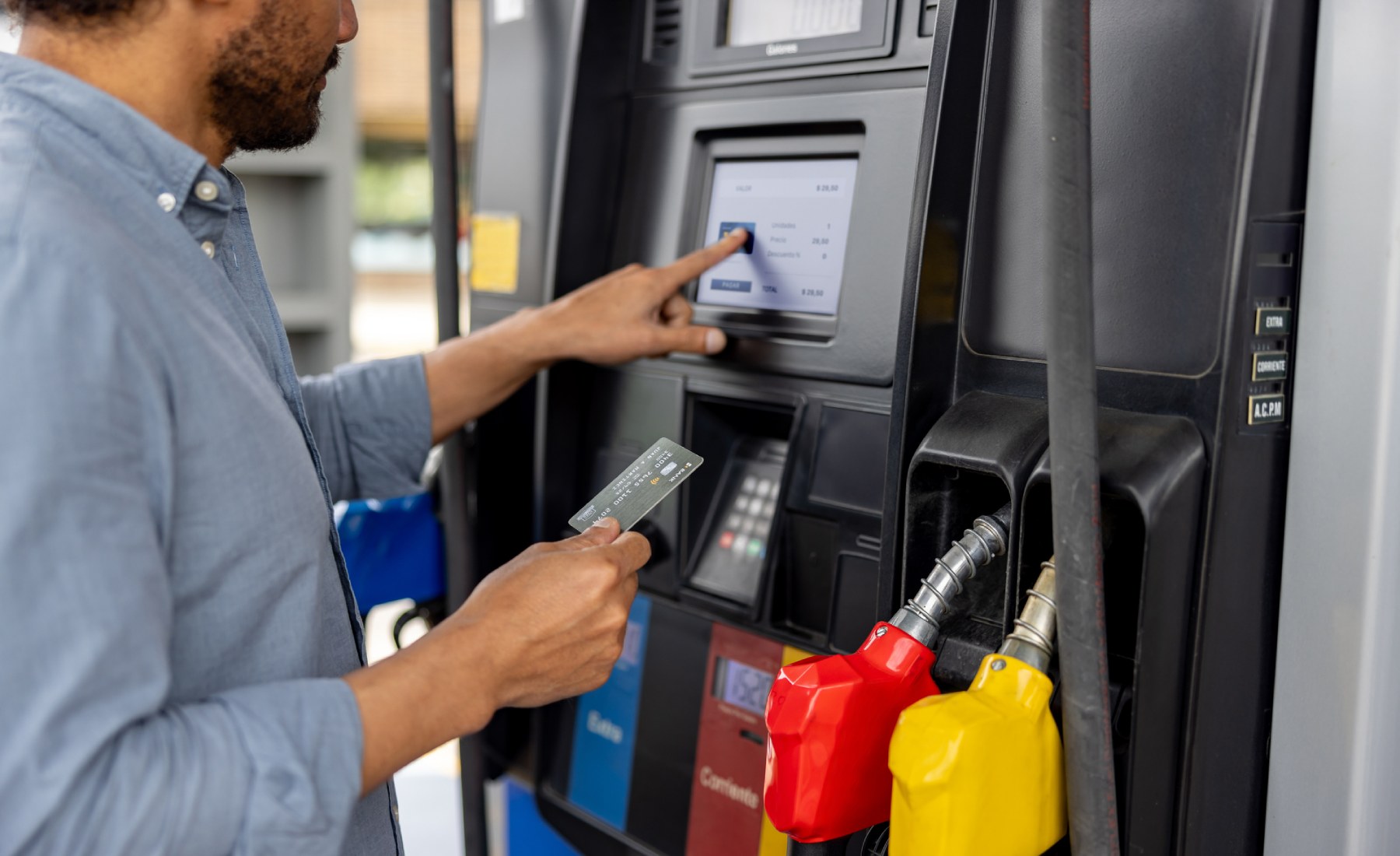 Pago autoservicio de gasolineras