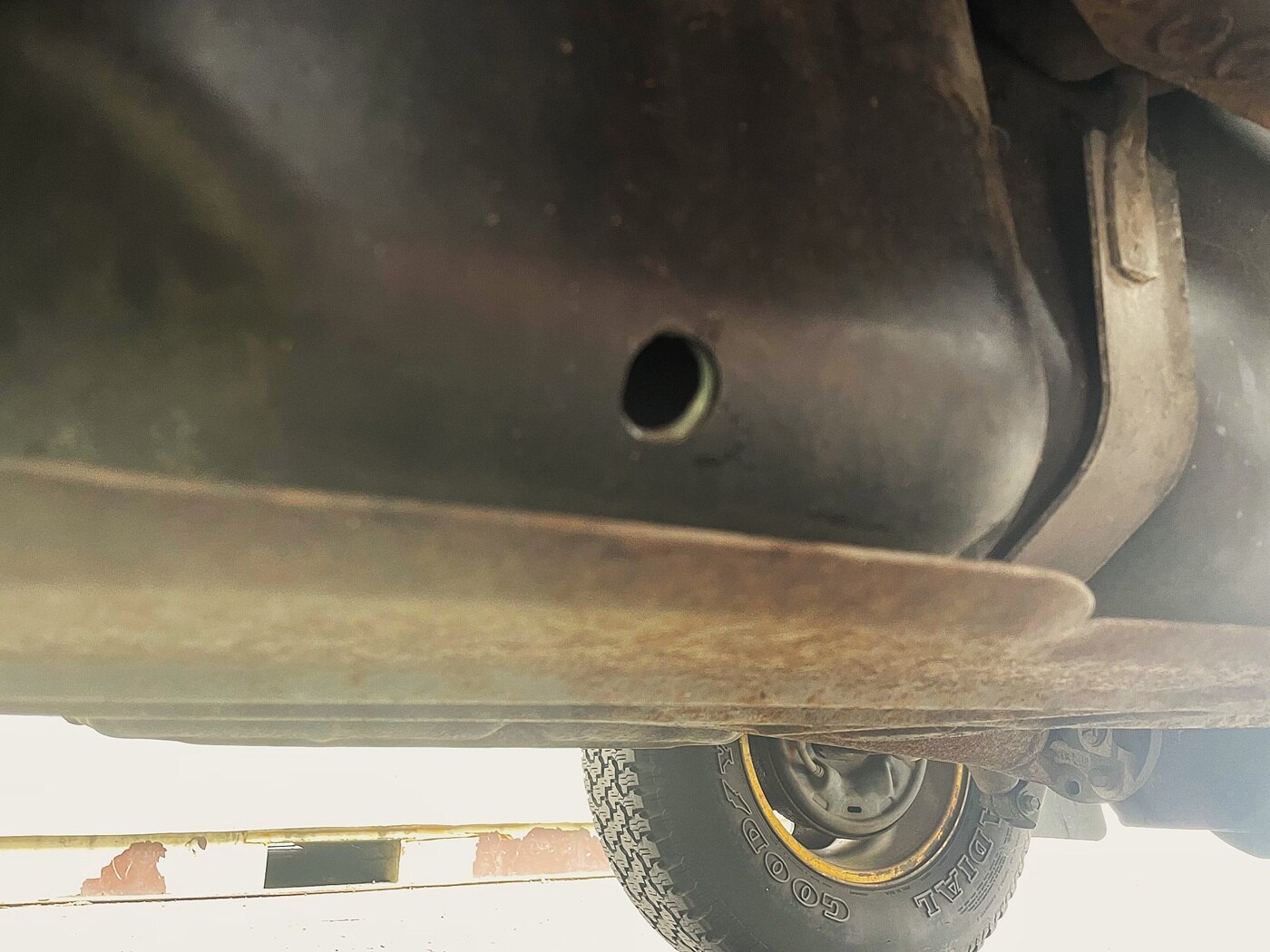 robo de combustible de auto