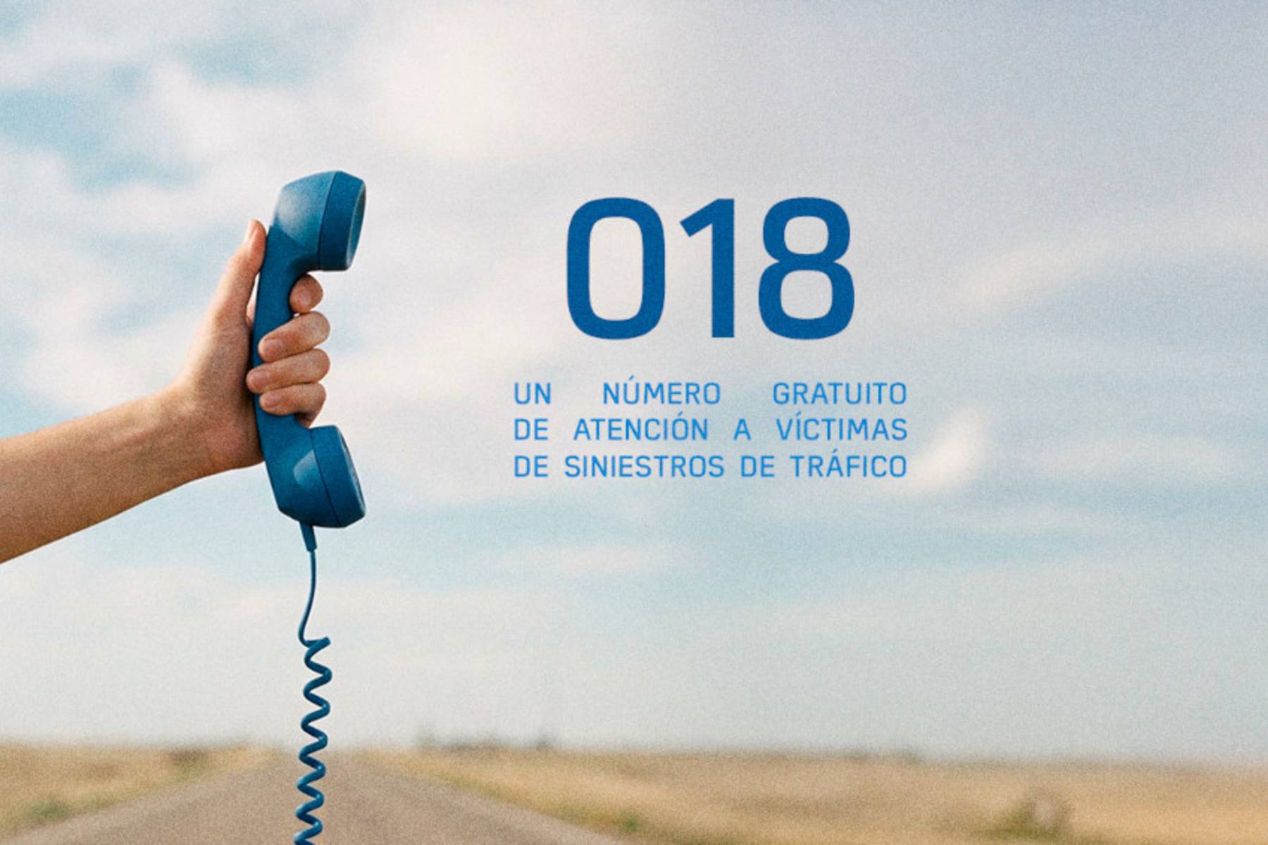 La DGT activa el teléfono gratuito 018: apoyo  psicológico y legal para víctimas de accidentes todos los días del año
