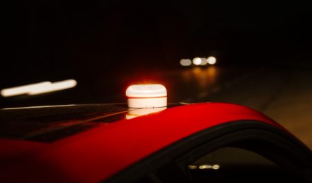 v-16 baliza help flash