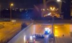 Llegó a una rotonda muy conocida en Leganés y cayó al vacío desde una altura de cuatro metros: reabre el malestar vecinal por este motivo