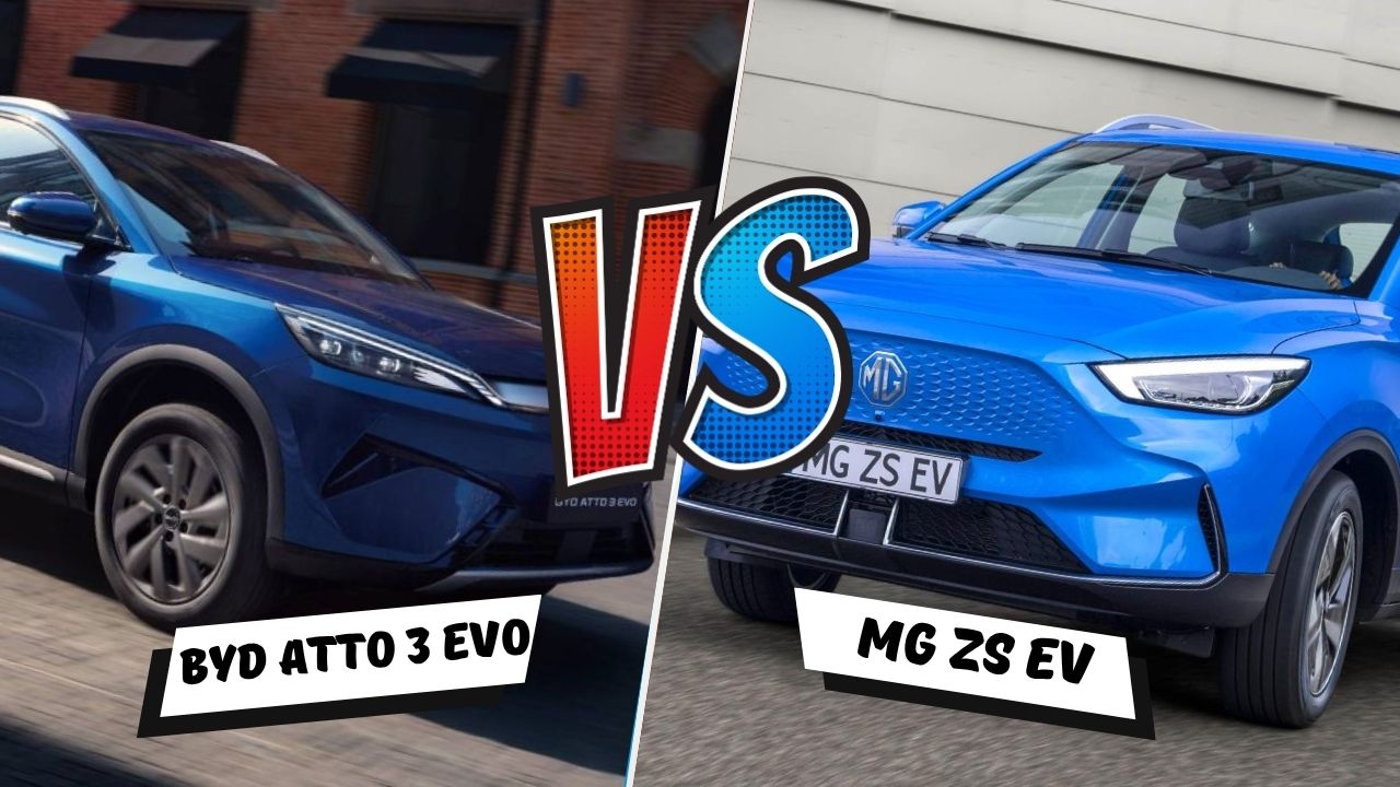 BYD Atto 3 Evo vs MG ZS EV