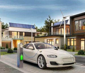 Carga coche eléctrico chalet
