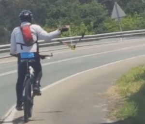 Ciclista loro Vigo