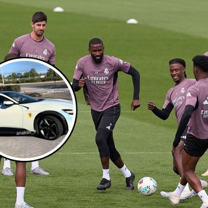 Real Madrid: todos sus jugadores van a entrenar en BMW, menos uno que llega en un Ferrari