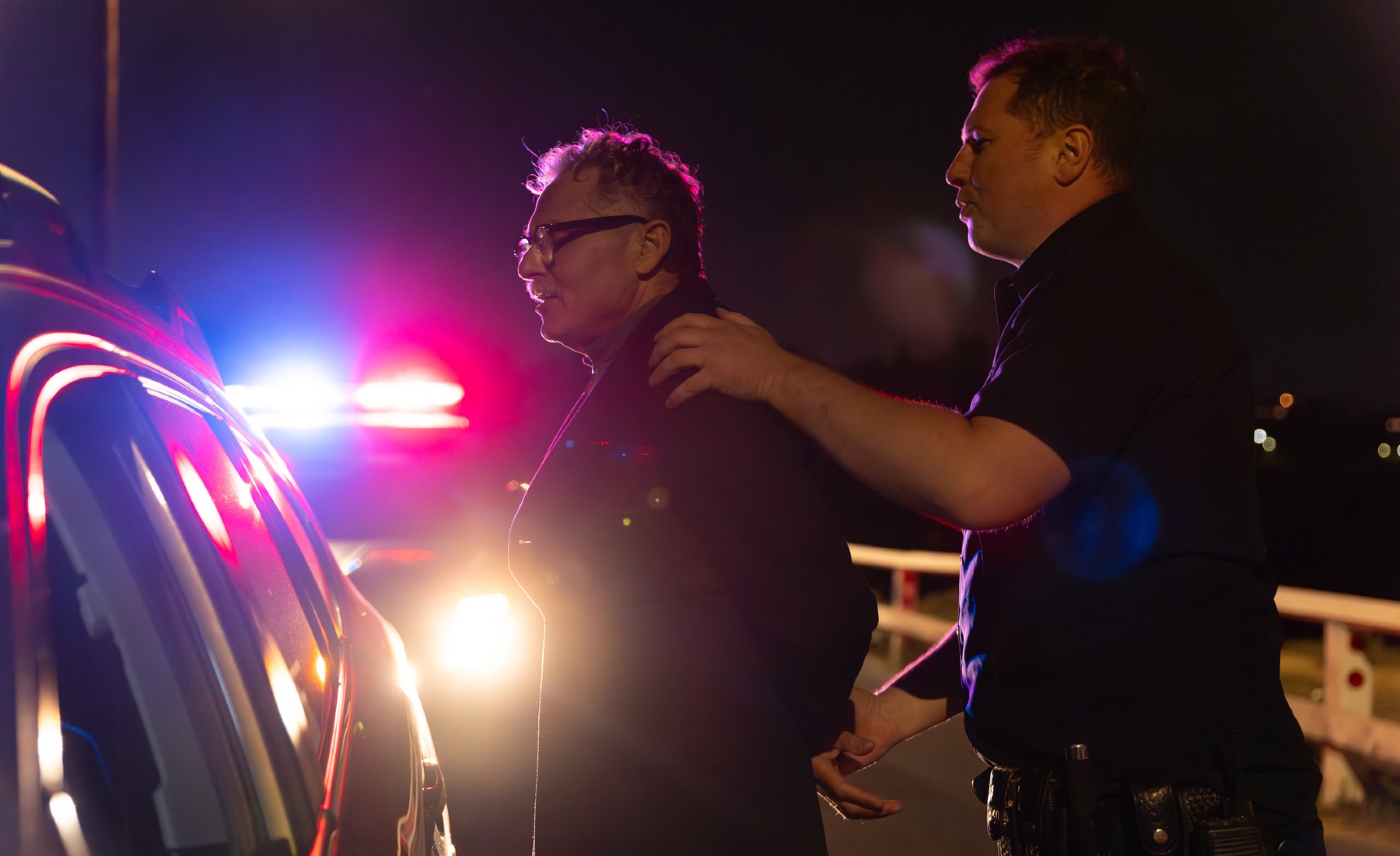 Conductor detenido policía