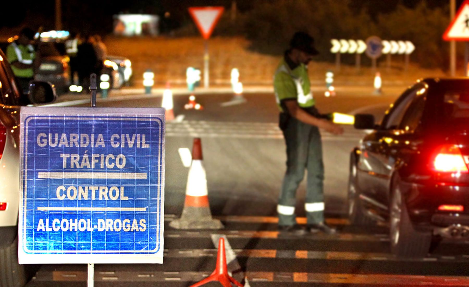 Control alcohol y drogas Guardia Civil